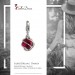Silberdream SilberDream Charm Zirkonia Kugel rot Armband Anhänger FC200R 50% Rabatt mit kostenlosem Versand