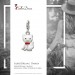 Silberdream SilberDream Charm Kätzchen weiß 925er Silber Armband Anhänger FC693 Kostenloser Versand international