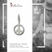 Silberdream SilberDream 925 Silber Charm Peace Armband Anhänger FC249W 2025