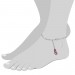 Silberdream SilberDream 25,5cm Fußkette Flipflop rosa 925er Silber SDF022A Sonderangebot