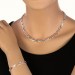 Silberdream SilberDream Collier Kette Zopf 925er Silber 44,5cm Damen Halskette SDK438J Preisnachlass