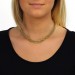 Silberdream SilberDream Collier Kette Geflecht vergoldet Damen ca. 45cm SDK22045Y Heißer Verkauf