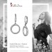 Silberdream SilberDream Ohrhänger Round Zirkonia weiß 925 Silber Ohrring SDO4428W Riesige Ersparnisse