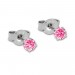 Silberdream SilberDream Ohrstecker 3er Zirkonia weiß, lila, rosa 925 Silber Ohrring SDS808 VIP-Rabatte