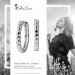 Silberdream SilberDream Creole Dots 2,1cm 925 Sterling Silber Damen Ohrringe SDO4433J Vierteljährliche Förderung