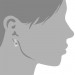 Silberdream SilberDream Ohrring Welle diamantiert 925 Silber Ohrstecker SDO314 50% Rabatt mit kostenlosem Versand