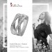 Silberdream SilberDream Ring Bandring gedreht Zirkonia weiß Gr.60 aus 925er Silber SDR411W60 Kostenloser Versand