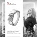 Silberdream SilberDream Ring Relief Zirkonia weiß Gr.58 aus 925er Silber Damen SDR412W58 Fabrik Onlineshop