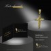 Silberdream GoldDream Kettenanhänger Kreuz zweifarbig 333 Gelbgold Echtschmuck GDH516TY Vatertagsangebot