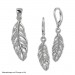 Silberdream SilberDream Ketten Anhänger Feder Zirkonia weiß 925er Sterling Silber SDH407W Neuheiten