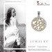 Silberdream SilberDream Ketten Anhänger -Kreis- bicolor 925er Sterling Silber SDH4384T Super Sparpreis