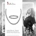 Silberdream SilberDream Schmuck Set Zopf Collier & Armband Damen 925 Silber SDS463J Vierteljährliche Förderung