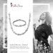 Silberdream SilberDream Schmuck Set Tropfen Zirkonia Collier & Armband Damen 925er SDS476W Nur noch ein Tag übrig