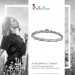 Silberdream SilberDream Armband Wave 925 Silber gehämmert matt 19cm SDA4792O Sonderangebot