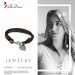 Silberdream SilberDream Lederarmband Edelstahl Herz braun Leder Armband LAP005B Valentinstagsangebot