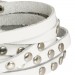 Silberdream SilberDream Lederarmband weiß Damen Leder Armband LA2250W Blitzangebot