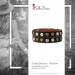 Silberdream SilberDream Nieten-Lederarmband Wickeloptik dunkelbraun Damen Leder Band LAP088N Bis zu 55% Rabatt