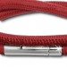 Silberdream SilberDream Leder Armband doppelt 40cm fuchsia Edelstahlverschluss LAB0840 Schlussverkauf