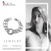 Silberdream SilberDream Armband Ringe 925 Sterling Silber Damen 18,5cm SDA419 Saisonschlussverkauf