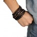 Silberdream SilberDream Lederarmband brown Damen Leder Armband LA2250B Osterangebot