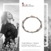 Silberdream SilberDream Bicolor Armband Rose und Schwarz 19-21cm 925 Silber Damen SDA2459F Sonderangebote