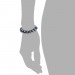 Silberdream SilberDream Shamballa Armband Glas schwarz 18 geschliffene Kugeln SDA912 Letzte 3 Tage