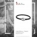 Silberdream SilberDream Leder Armband 19cm grau mit Edelstahl Verschluss LS1471 Neueste Stile