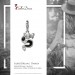 Silberdream SilberDream Glitzer Charm Drache schwarz Zirkonia 925 Silber GSC524S Sonderangebot