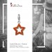 Silberdream SilberDream Glitzer Charm Stern offen orange Zirkonia Kristalle GSC556O Jubiläumsangebot