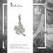 Silberdream SilberDream Glitzer Charm Kleeblatt weiß Zirkonia Kristalle GSC513W Online Outlet