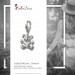 Silberdream SilberDream 925 Charm Teddy Armband Anhänger FC1006 Kauf eins, bekomm eins gratis