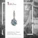 Silberdream SilberDream Charm Zirkonia Kugel aqua Armband Anhänger FC200B Riesige Ersparnisse