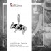 Silberdream SilberDream 925 Charm Kuh Armband Anhänger FC1017 VIP-Rabatte