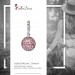 Silberdream SilberDream Glitzer Charm Kugel flieder Zirkonias GSC204 Letzte 2 Tage