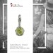 Silberdream SilberDream Charm Zirkonia Kugel grün Armband Anhänger FC200G Sonderangebot der Fabrik