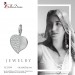Silberdream SilberDream 925 Charm Zirkonia Herz Armband Anhänger FC233W Speichern exportieren