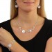 Silberdream SilberDream Collier Kette mit matten Elementen 925 Silber 45cm SDK400 Sonderangebot