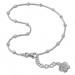 Silberdream SilberDream Fußkette Blume offen 26cm 925 Sterling Silber SDF2156
