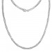 Silberdream SilberDream Collier Kette Glamour 925er Silber 45,5cm Damen Kette SDK443J