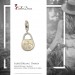 Silberdream SilberDream 925 Charm Tasche weiß Armband Anhänger FC3030W Riesige Ersparnisse