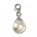 Silberdream SilberDream 925 Charm Perle weiß Armband Anhänger FC211W Super Sparpreis