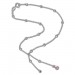 Silberdream SilberDream Fußkette Kugeln Zirkonia rosa 25cm 925 Silber SDF023A