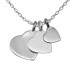 Silberdream SilberDream Kette 3 Herzen 925er Sterling Silber 45cm Halskette SDK8001J Super Rabatt