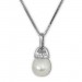 Silberdream SilberDream Halskette Süßwasser Perle weiß Zirkonia 925 Silber Damen SDK1519W Speichern exportieren