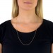 Silberdream SilberDream Veneziakette rosevergoldet 925er Silber 70cm Damen Kette SDK27270E Auslauf