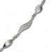 Silberdream SilberDream Collier Kette Wave 925 Silber 45cm Halskette SDK410 Fabrikverkauf