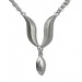 Silberdream SilberDream Collier Kette Wave 925 Silber 45cm Halskette SDK410 Fabrikverkauf