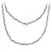 Silberdream SilberDream Collier Wave 925 Silber gehämmert matt 45cm Kette SDK4792O Meist gekauft