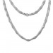 Silberdream SilberDream Collier Eye Zirkonia weiß 925er Silber 45cm Halskette SDK462W