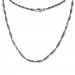 Silberdream SilberDream Collier Kette Fantasie schwarz 925 Silber Damen 45cm SDK21745S